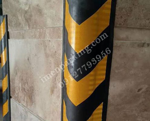 محافظ ستون لاستیکی بال ۱۰در۱۰سانتیمتر و ارتفاع۸۰سانتیمتر